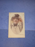 Donna-con Cappello-illustratore Mauzan-fp-1921 - Mauzan, L.A.