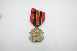 Militaria - MEDAL : Burgerlijke Medaille Derde Klasse - Bronze Plated - Belgium - Altri & Non Classificati