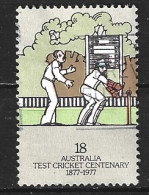 AUSTRALIE. N°614 Oblitéré De 1977. Cricket. - Cricket