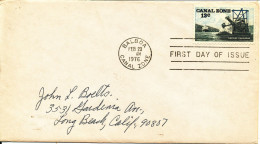 Canal Zone FDC Balboa 23-2-1976 Sent To USA - Canal Zone