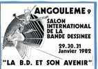 IX°  SALON INTERNATIONAL DE LA BANDE DESSINEE ANGOULEME DESSIN MOEBIUS OU JEAN GIRAUD - Bandes Dessinées