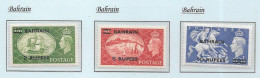 Gb 1948  Festival Of Britain OVERPRINTED BAHRAIN   (3)     MOUNTED MINT  - See Notes & Scans - Ongebruikt