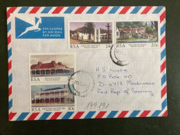 LETTRE Par Avion Pour ALLEMAGNE TP 20c + 14c + 25c + 30c OBL.25 VIII 86 - Storia Postale