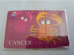 INDONESIA  / INDOCARD/ CANCER/ HOROSCOPE   / INDOSAT / 40 UNITS  / PREPAID/     / MINT CARD  **13816 ** - Indonesia