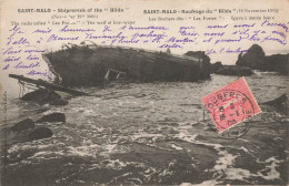 St Malo * Le Naufrage Du Bateau HILDA , 19 Novembre 1905 * épave à Marée Basse , Les Rochers Dits Les Portes - Saint Malo