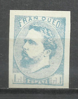 6087-SELLO CLASICO Nº156 EDIFIL.1 Real Azul 1873. Carlos VII - Carlista FALSO FILATELICO.SPAIN STAMPS CLASSIC. GUERRAS C - Unused Stamps