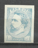 6087-SELLO CLASICO Nº156 EDIFIL.1 Real Azul 1873. Carlos VII - Carlista FALSO FILATELICO.SPAIN STAMPS CLASSIC. GUERRAS C - Neufs