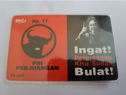 INDONESIA  / ISAKTI/ INGAT BULAT  15 UNITS/ RED    / INDOSAT  / PREPAID/ SEALED     / MINT CARD  **13819 ** - Indonesien
