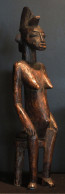 [ART PREMIER AFRIQUE COTE D'IVOIRE MATERNITE] Sculpture Senoufo. 54cm. - Art Africain