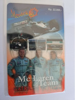 INDONESIA  / IMC LAREN TEAM / AUTO RACING  /   RP 22.000    / INDOSAT  / PREPAID/ SEALED     / USED  CARD  **13822 ** - Indonesia