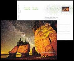 Canada 2018 From Far And Wide Hopewell Rocks Of New Brunswick Stationery Card Natural Arch (1 Card) MNH ** - Neufs