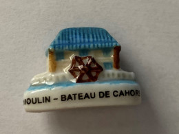 Fève BANETTE 2002 Au Royaume Des Moulins  Bateau De Cahors / 33NAT - Paesi