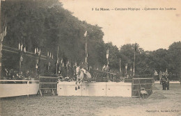 Le Mans * Concours Hippique , Quinconce Des Jacobins * Saut Obstacle Cheval Jockey Hippique - Le Mans