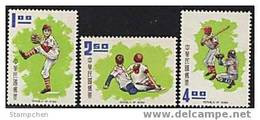 Taiwan 1971 Sport Stamps - Baseball - Unused Stamps