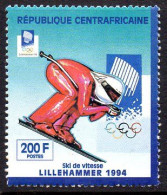 CENTRAFRIQUE 1001 JO Lillehammer 94, Ski De Vitesse - Invierno 1994: Lillehammer
