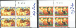 Greenland 1999.. Christmas. Michel  344 - 345 Plate Blocks.  MNH. Signed. - Blocks & Sheetlets