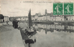 Landerneau * Vue Sur Le Port Et Le Quai De Cornouaille * Bateau - Landerneau