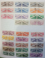 48367C) SAN MARINO DUE SEZIONI CON E SENZA DENTELLATURA CENTRALE - PACCHI POSTALI- LOTTO FRAN.  USATI DAL 1928 AL1945 - Parcel Post Stamps