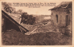 Fougères * Terrasse De L'ancien Hôtel De Farcy , 32 Rue Nationale * Un An Après Le Bombardement * Ww2 Guerre 1939 1945 - Fougeres