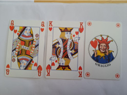 ITALIA LIRE 2000/ 10.000 X 2  /  PLAYING CARDS ON CARD/ KING/QUEEN/ JOKER / 3 CARDS    MINT  ** 13831 ** - Publiques Ordinaires