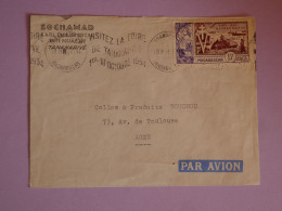 BV3 MADAGASCAR BELLE LETTRE  1954 TANANARIVE . A AGEN   FRANCE  +  +AFF. PLAISANT - Cartas & Documentos
