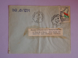 BV3 MADAGASCAR BELLE LETTRE 1960   TAMATAVE A NANTES FRANCE  +  +AFF. PLAISANT - Cartas & Documentos