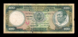 Equatorial Guinea Ecuatorial 100 Ekuele 1975 Pick 11 Bc F - Equatorial Guinea