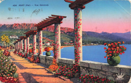 FRANCE - AGAY (Var) - Vue Générale - Pergola - Jardin - Fleurs - Colorisé - Carte Postale Ancienne - Saint-Raphaël