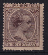 PHILIPPINES 1890 - MLH - Sc# P5 - Filipinas