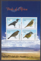 2012 Tanzania 4891-4894KL Birds 13,00 € - Picchio & Uccelli Scalatori