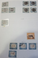 48367E) SAN MARINO Cifra In Cornice Ovale - Segnatasse - LOTTO DI FRANCOBOLLI USATI DAL 1931 AL 1943 - Timbres-taxe