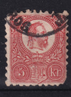 HUNGARY 1871/72 - Canceled - Sc# 9 - Used Stamps