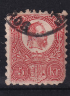 HUNGARY 1871/72 - Canceled - Sc# 9 - Gebraucht