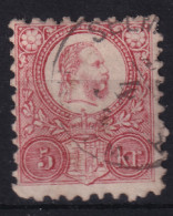 HUNGARY 1871/72 - Canceled - Sc# 9 - Gebruikt