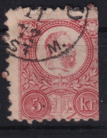 HUNGARY 1871/72 - Canceled - Sc# 9 - Gebruikt