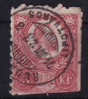 HUNGARY 1871/72 - Canceled - Sc# 9 - Usati