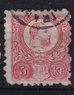HUNGARY 1871/72 - Canceled - Sc# 9 - Oblitérés