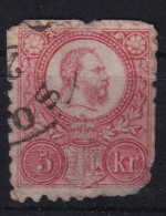 HUNGARY 1871/72 - Canceled - Sc# 9 - Usado