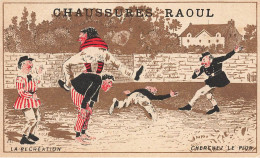 Jeux D'enfants * Le Saute Mouton * Enfant Jeu Récréation école * Chromo Ancien Pub Chaussures RAOUL - Altri & Non Classificati