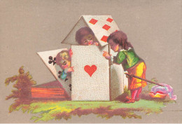 Jeux * Illustrateur * Le Jeu De Carte , Cartes à Jouer * Cards * Enfants * Chromo Ancien - Playing Cards