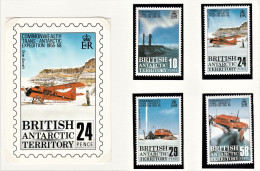 British Antarctic Territory: 1988 30th Anniversary Of Commonwealth Trans-Antarctic Expedition MNH + Calendar Card - Ongebruikt