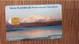 TAAF Phonecard MONT ROSS USEDONLY 1500 EX. MADE RARE - TAAF - Franse Zuidpoolgewesten