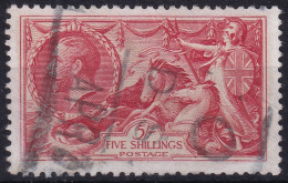 GREAT BRITAIN 1919 - Canceled - Sc# 180 - Bradbury, Wilkinson & Co Printing - 5sh - Oblitérés