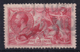 GREAT BRITAIN 1919 - Canceled - Sc# 180 - Bradbury, Wilkinson & Co Printing - 5sh - Usados