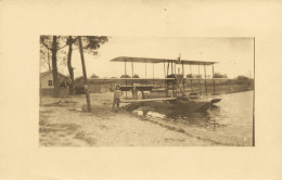 Hourtin * Carte Photo 1920 * Aviation Avion Hydravion Aviateur * Base Marine - Other & Unclassified