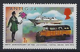 Antigua 1974  Centenary Of UPU (**) MNH - 1960-1981 Autonomía Interna