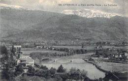 FRANCE - 38 - Grenoble - Pont De L'Ile Verte - Le Taillefer - Carte Postale Ancienne - Grenoble