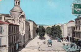 FRANCE - 30 - Nîmes - Le Lycée Et Le Boulevard Des Arênes - Carte Postale Ancienne - Nîmes