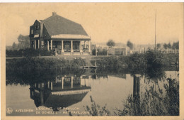 AVELGEM  DE SCHELDE  HET PAVILJOEN         2 SCANS - Avelgem