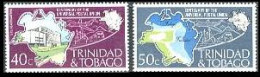 Trinidad And Tobago, 1974, UPU Centenary, Universal Postal Union, United Nations, MNH, Michel 328-329 - Trinité & Tobago (1962-...)